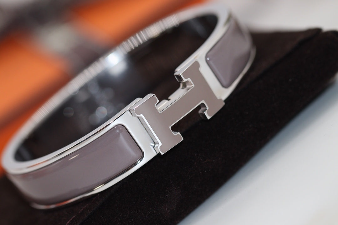 [Marin-Jewelry]H BRACELET 12MM BROWN
