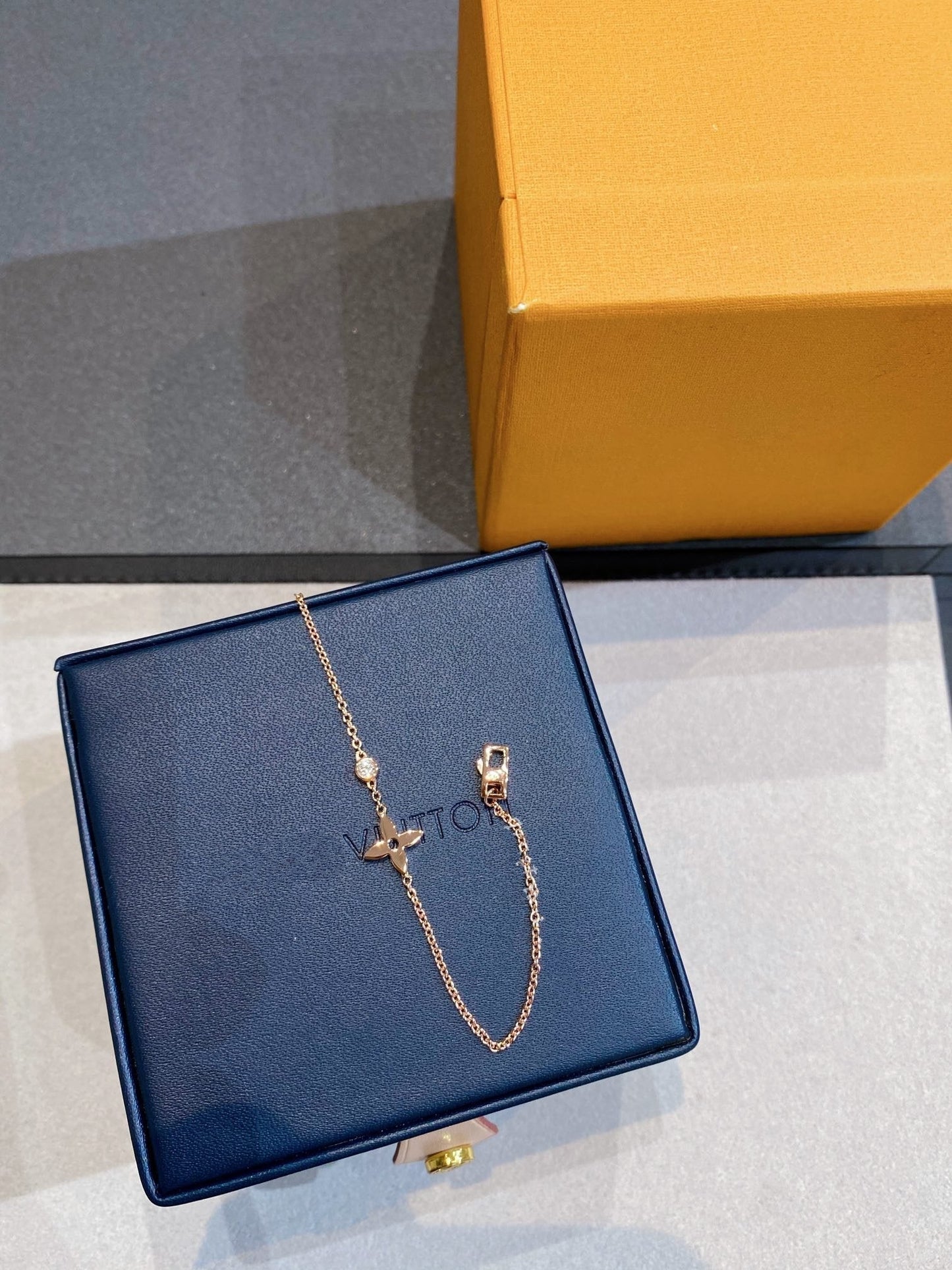 [Marin-Jewelry]STAR DIAMOND PINK GOLD BRACELET