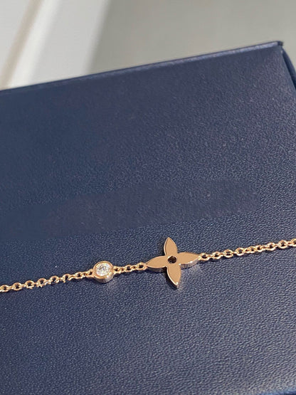 [Marin-Jewelry]STAR DIAMOND PINK GOLD BRACELET