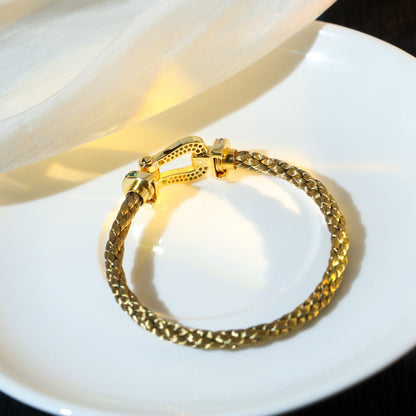 [Marin-Jewelry]FORCE 10 GOLD GREEN DIAMOND PAVED