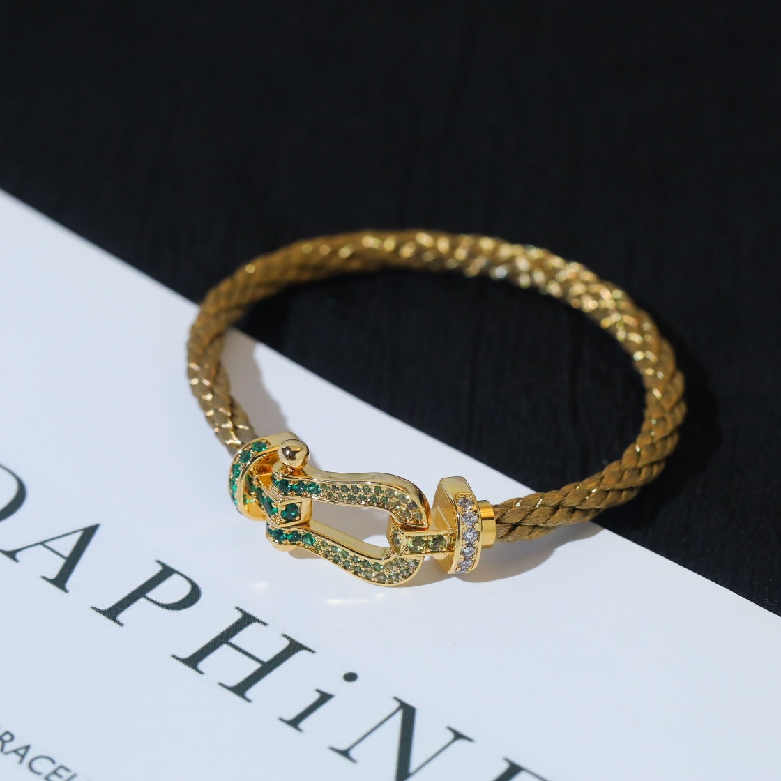 [Marin]FORCE 10 GOLD GREEN DIAMOND PAVED
