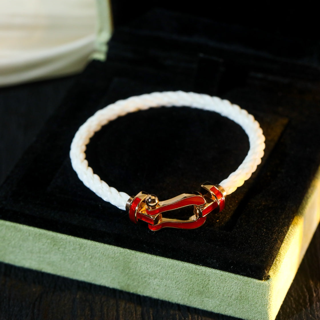 [Marin-Jewelry]FORCE 10 WHITE TEXTILE DIAMOND PAVED