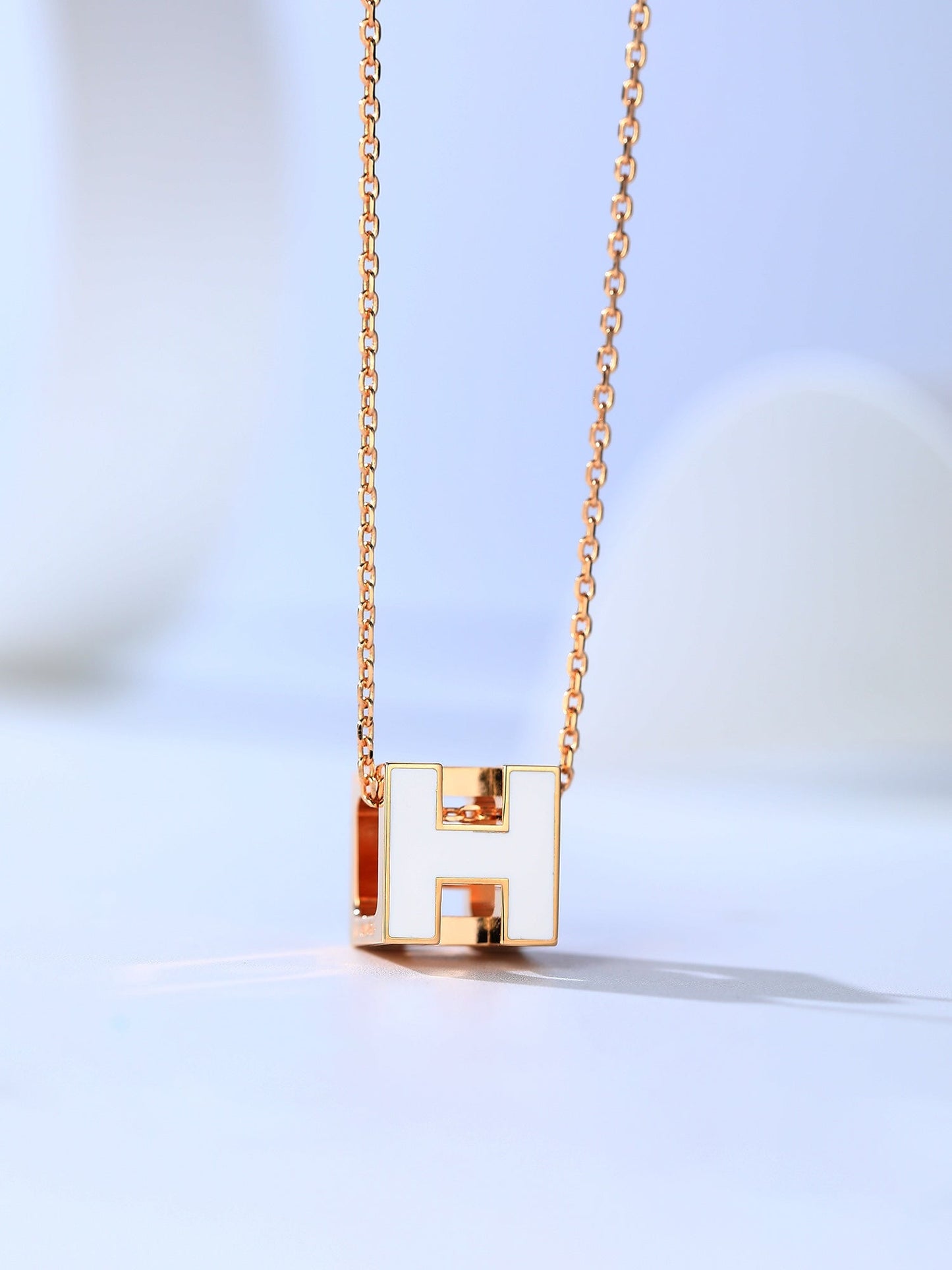 [Marin-Jewelry]H CAGE ピンクゴールド ネックレス
