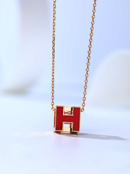 [Marin-Jewelry]H CAGE ピンクゴールド ネックレス