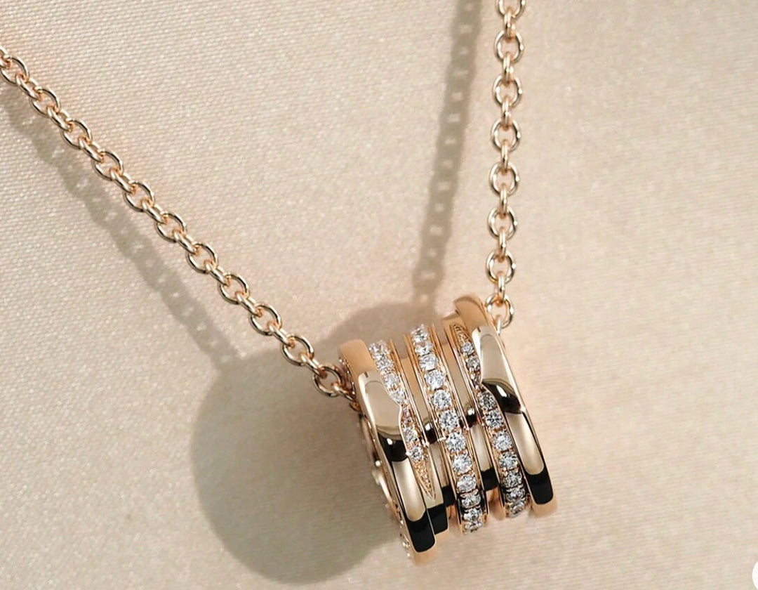 [Marin]ZERO 1 PINK GOLD DIAMOND NECKLACE