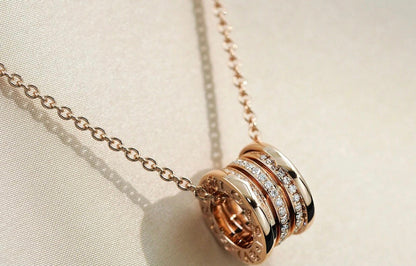 [Marin]ZERO 1 PINK GOLD DIAMOND NECKLACE