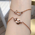 [Marin]FORCE 10 PINK GOLD DIAMOND NECKLACE