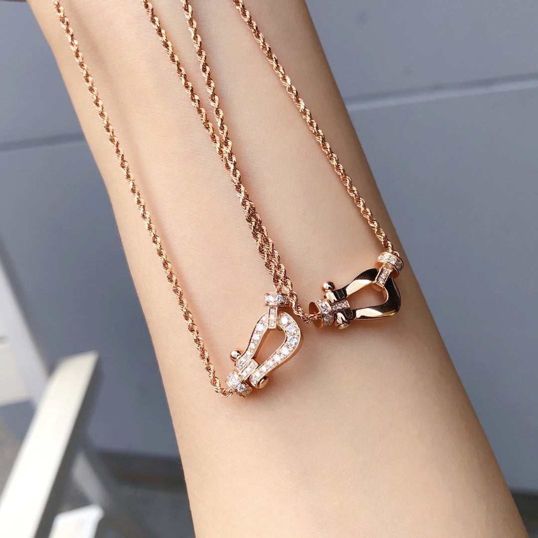 [Marin]FORCE 10 PINK GOLD DIAMOND NECKLACE