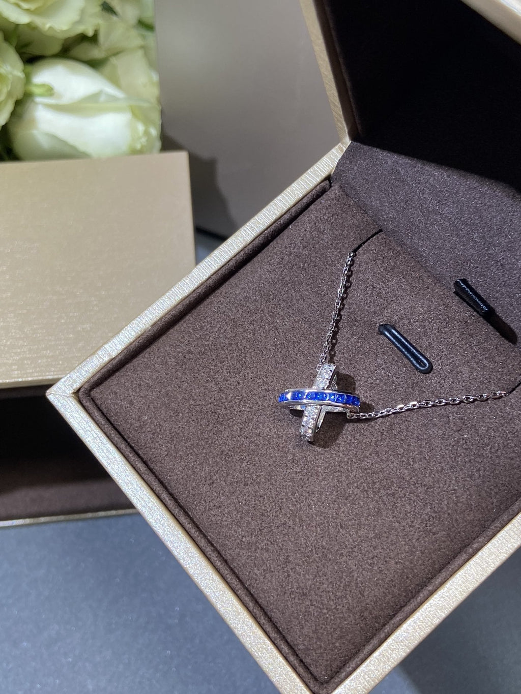 [Marin]LIENS DIAMOND SILVER NECKLACE