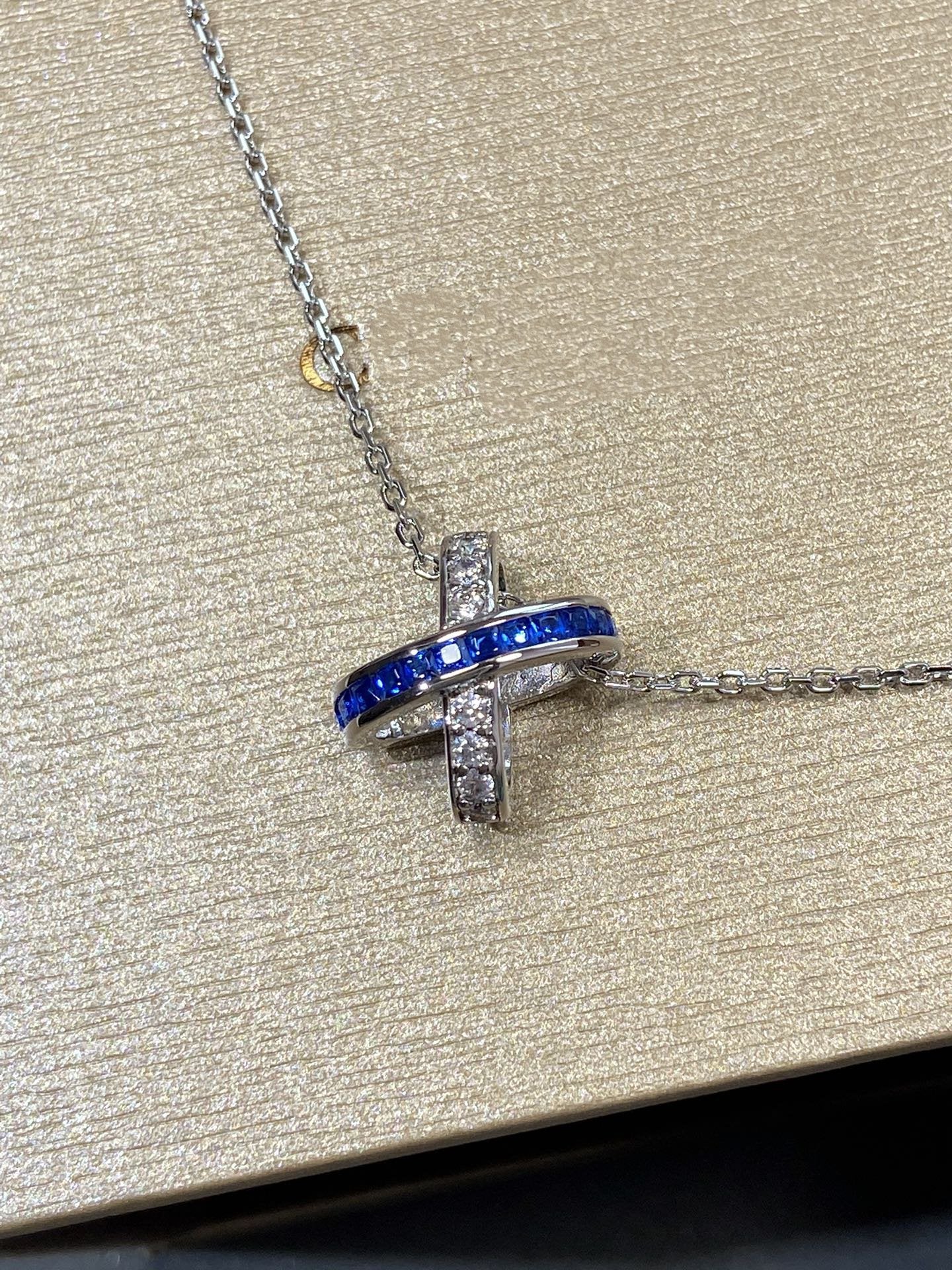 [Marin]LIENS ダイヤモンド シルバーネックレス