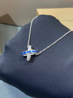 [Marin]LIENS DIAMOND SILVER NECKLACE