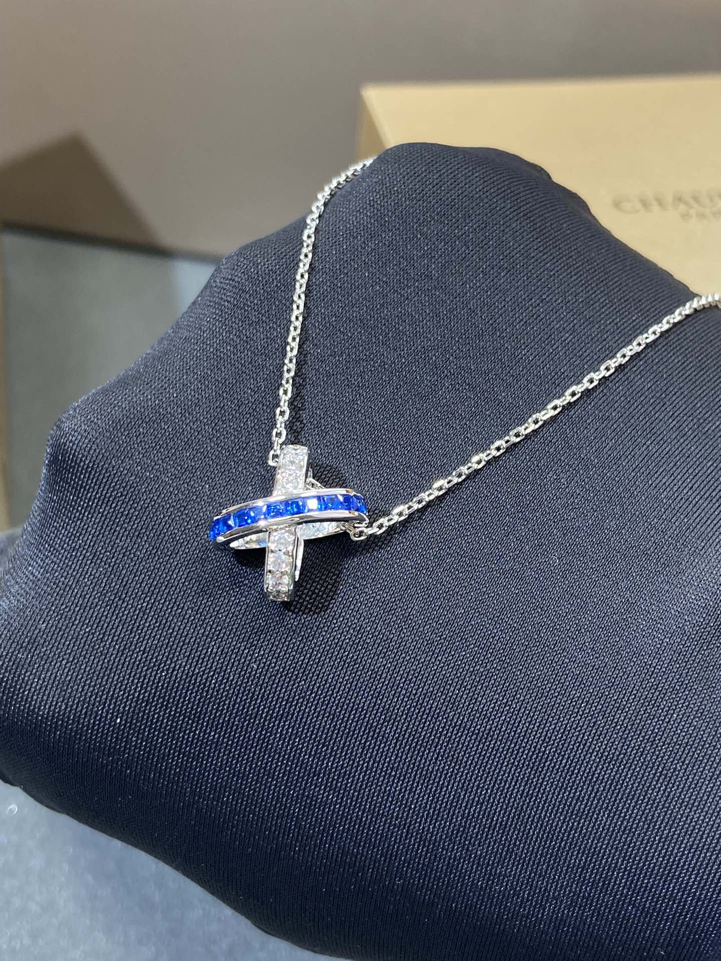 [Marin]LIENS ダイヤモンド シルバーネックレス