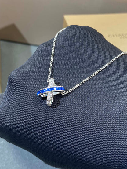 [Marin-Jewelry]LIENS DIAMOND SILVER NECKLACE
