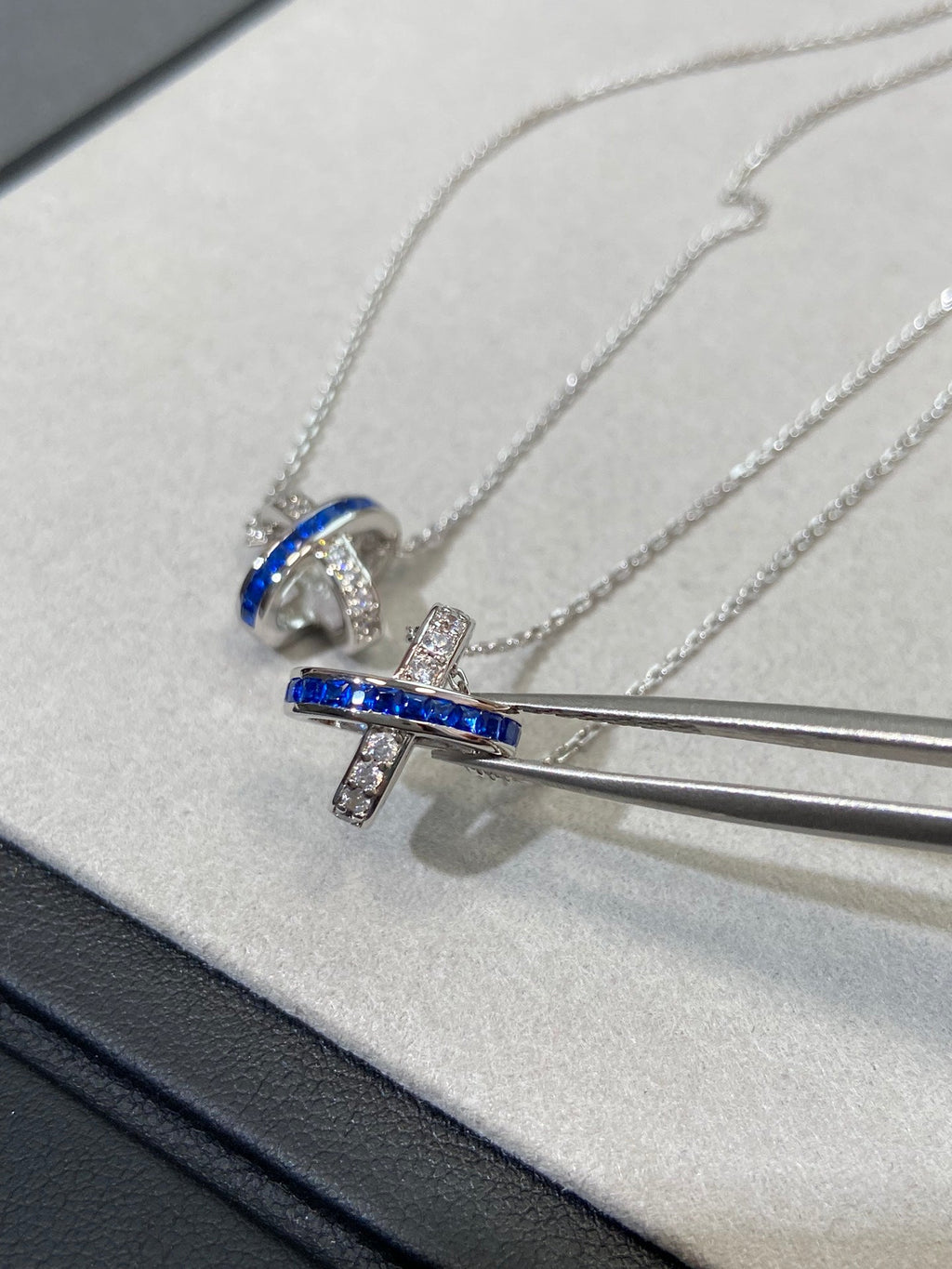 [Marin]LIENS DIAMOND SILVER NECKLACE