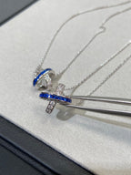 [Marin]LIENS DIAMOND SILVER NECKLACE