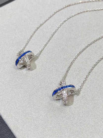[Marin]LIENS DIAMOND SILVER NECKLACE