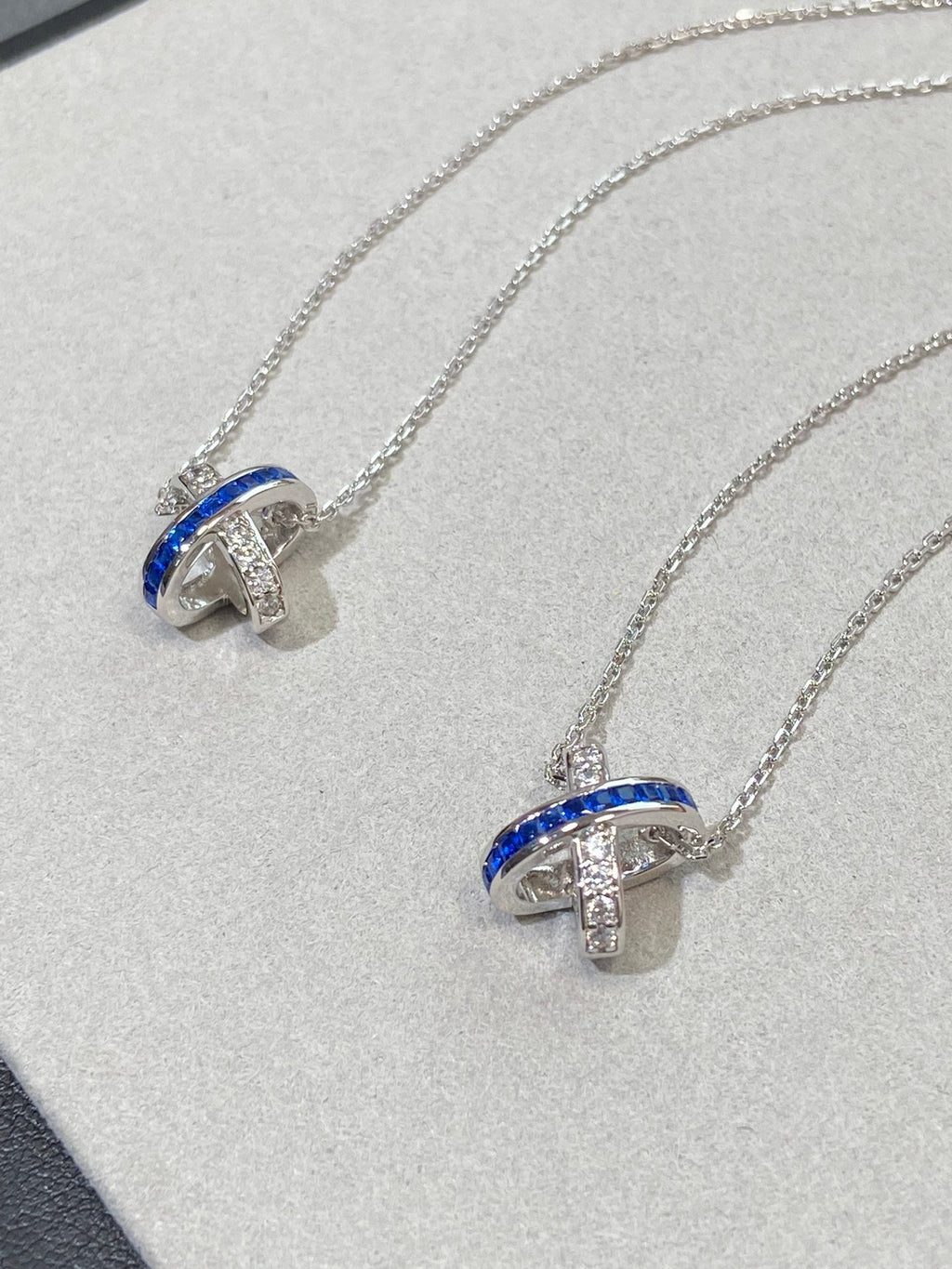 [Marin]LIENS DIAMOND SILVER NECKLACE