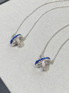 [Marin]LIENS DIAMOND SILVER NECKLACE
