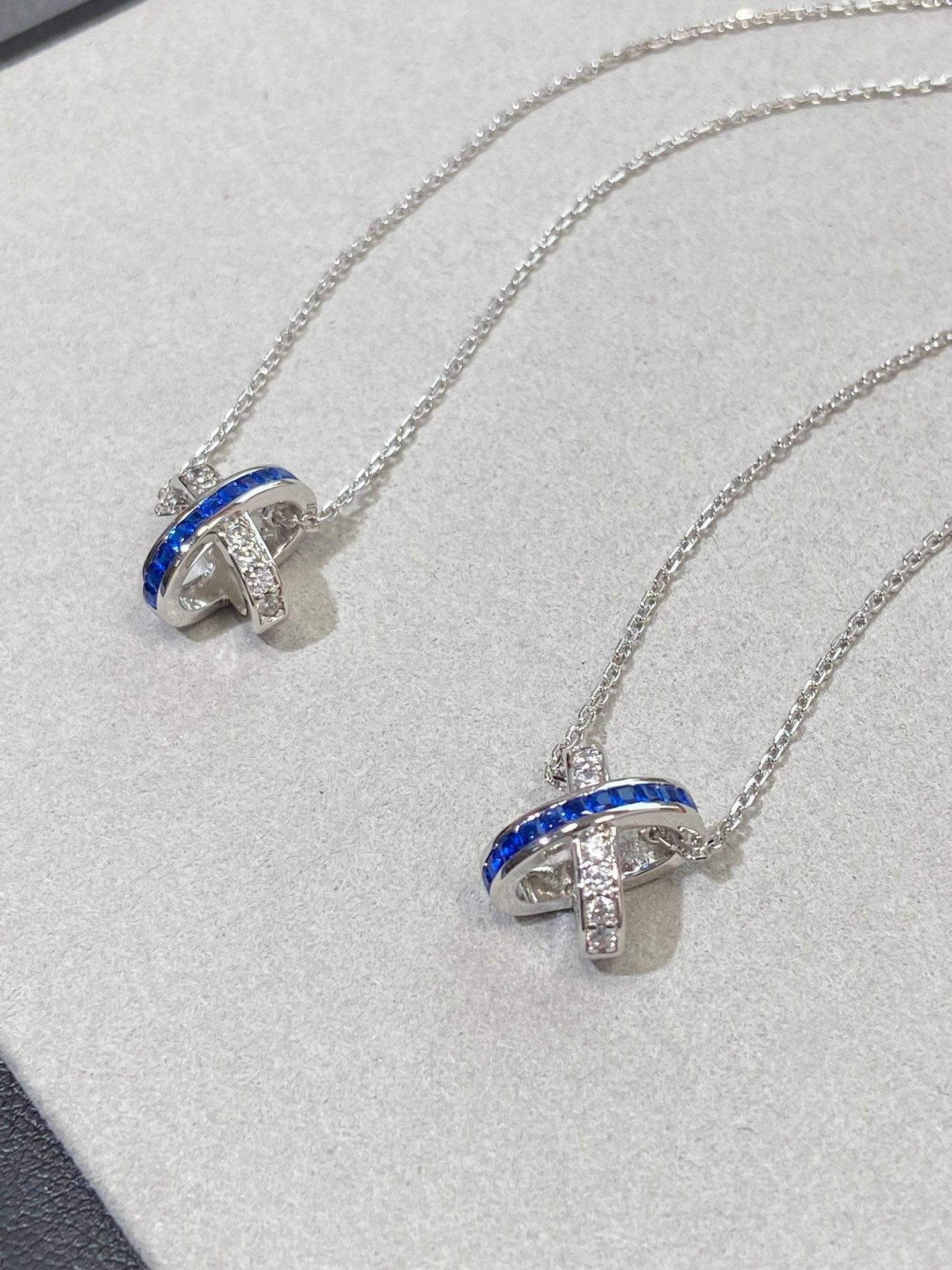 [Marin]LIENS DIAMOND SILVER NECKLACE