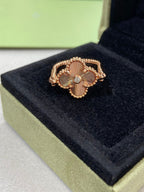 [Marin]CLOVER RIVERSIBLE ROSE GOLD RING