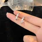 [Marin]BEE LOVE DIAMOND HOOP EARRINGS