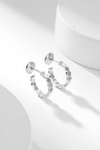 [Marin]BEE LOVE DIAMOND HOOP EARRINGS