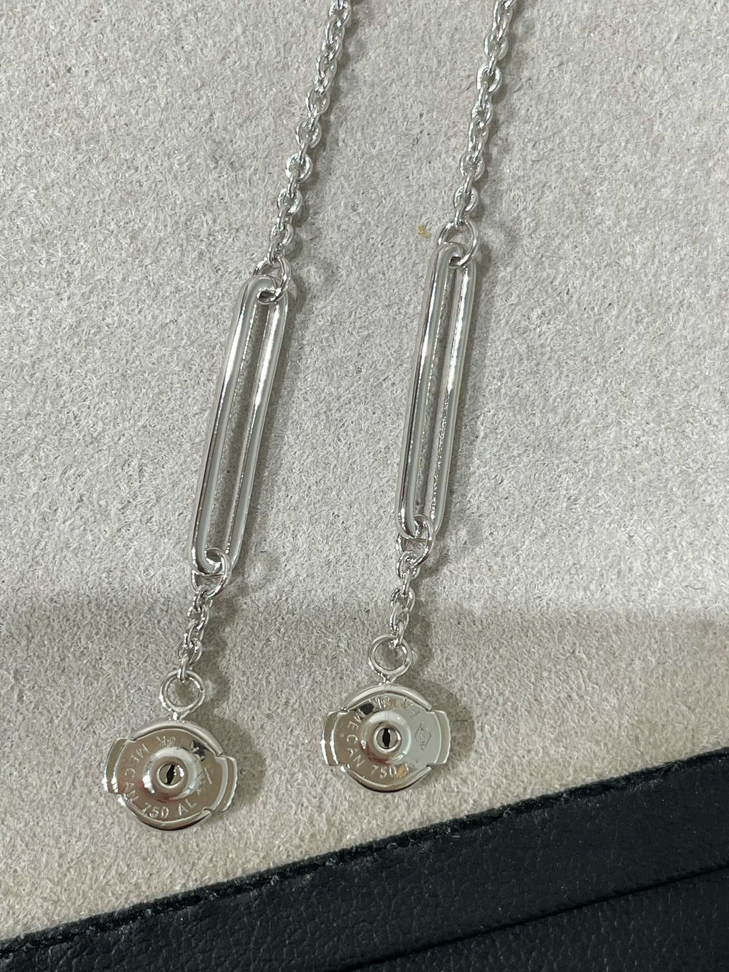 [Marin]CHAINE CHAOS DIAMOND DROP EARRINGS