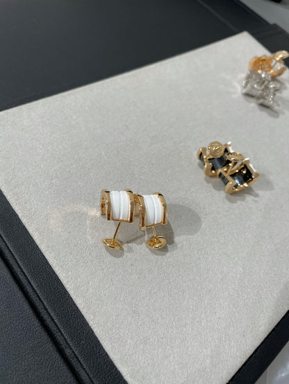 [Marin]ZERO 1 PINK GOLD CERAMIC EARRINGS