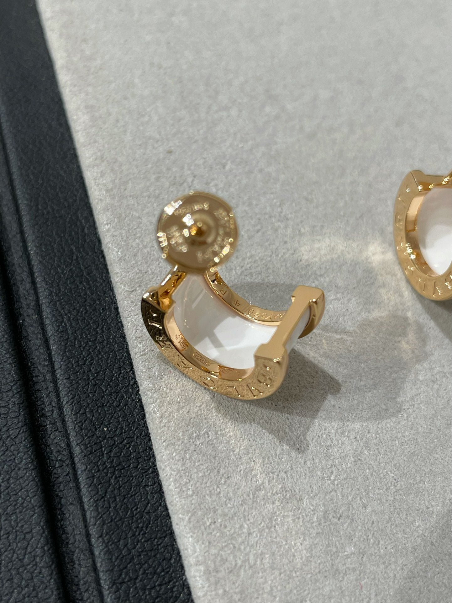[Marin]ZERO 1 PINK GOLD CERAMIC EARRINGS