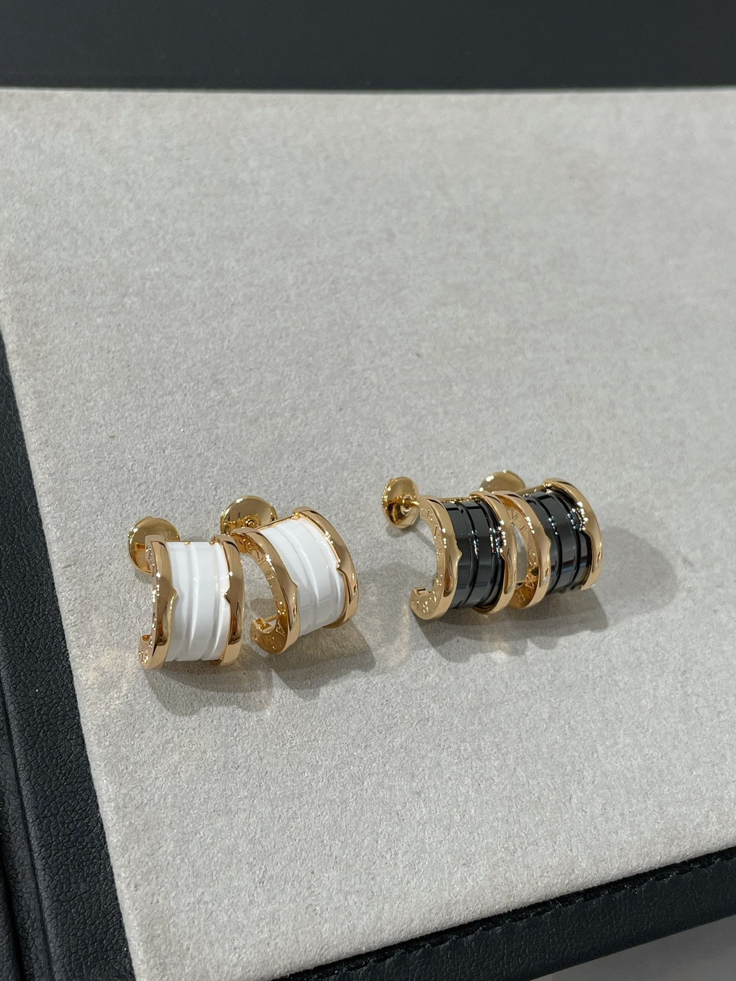 [Marin]ZERO 1 PINK GOLD CERAMIC EARRINGS