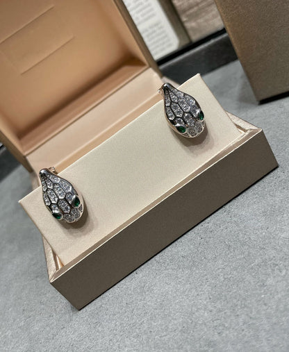 [Marin]SERPENT DIAMOND STUD EARRINGS