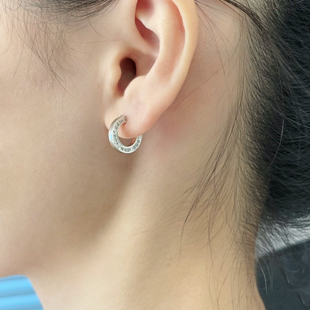 [Marin-Jewelry]LOVE DIAMOND EARRINGS