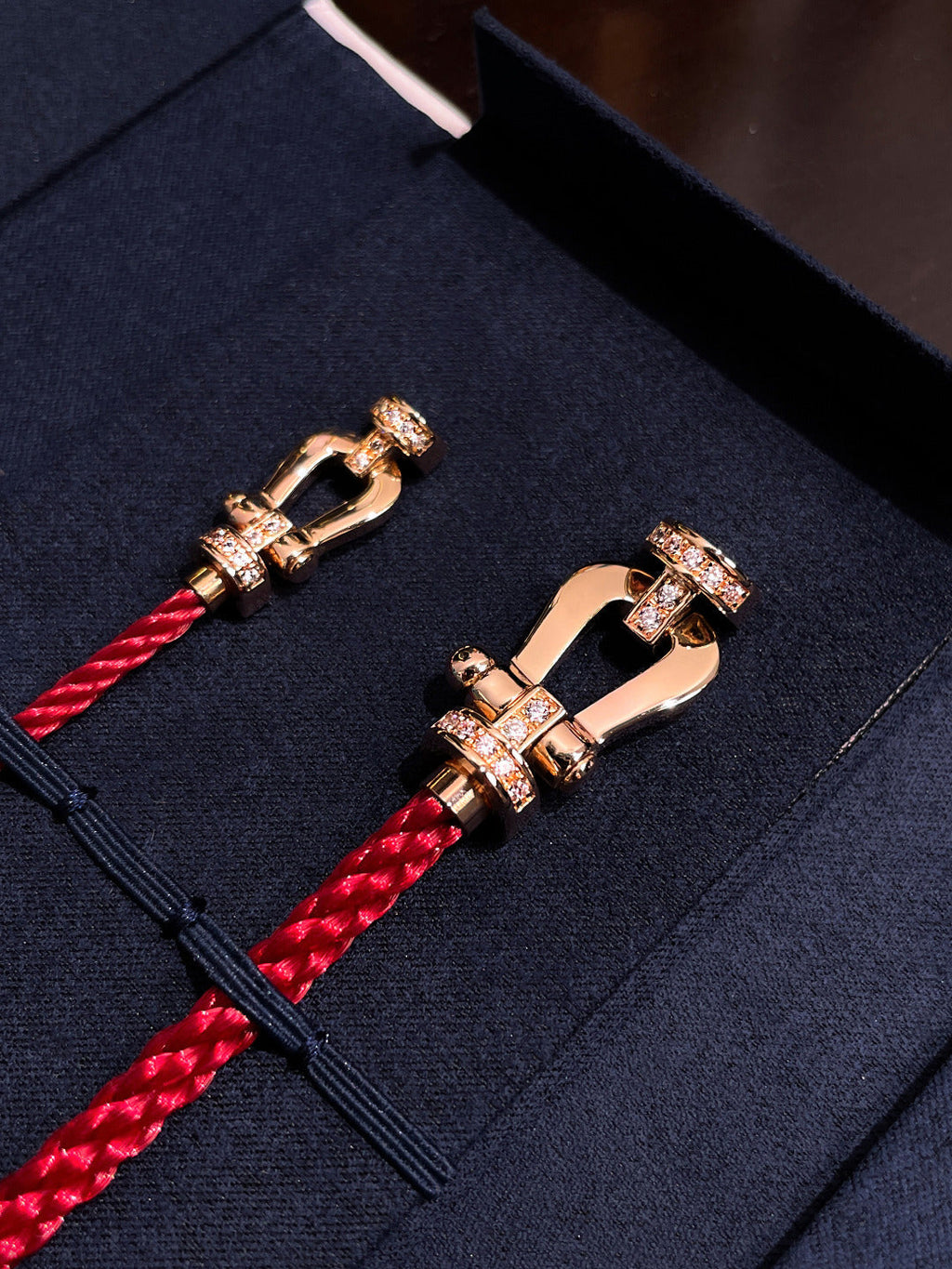 [Marin]FORCE 10 DEMI-DIAMANT OR ROSE CORDON ROUGE GRANDS ET MOYENS MODÈLES