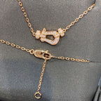 [Marin]FORCE 10 DIAMOND PINK GOLD NECKLACE MINI MODEL