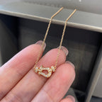 [Marin]FORCE 10 DIAMOND PINK GOLD NECKLACE MINI MODEL