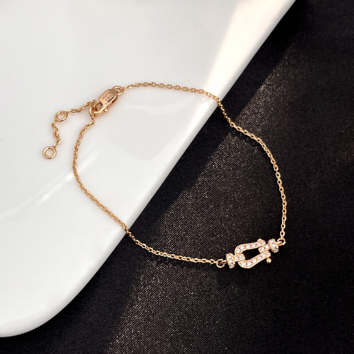 [Marin]FORCE 10 FULL DIAMOND BUCKLE CHAIN LINK MINI MODEL