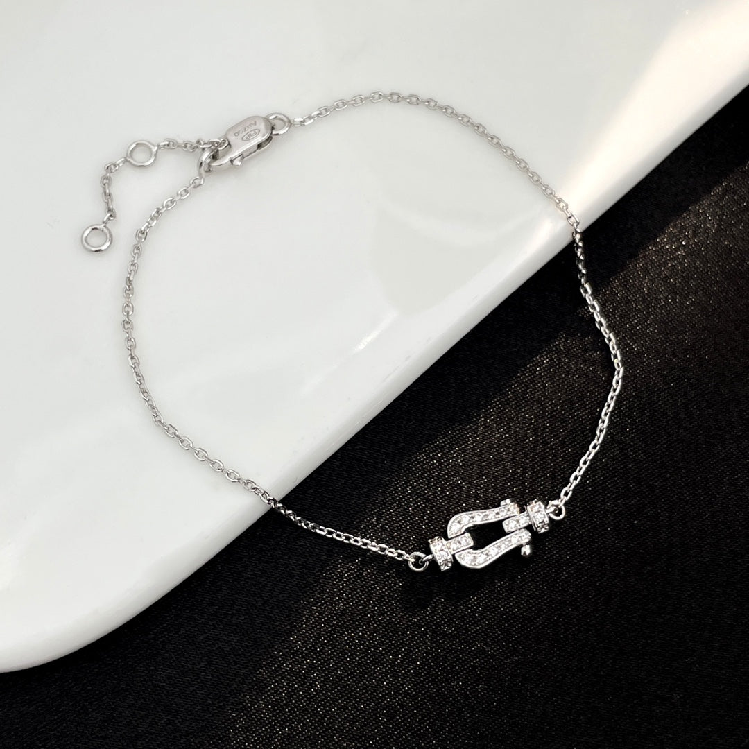 [Marin]FORCE 10 FULL DIAMOND BUCKLE CHAIN LINK MINI MODEL