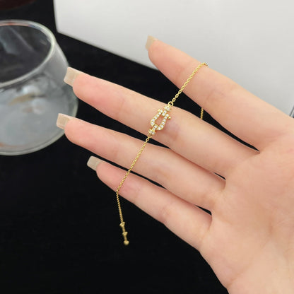 [Marin-Jewelry]FORCE 10 FULL DIAMOND BUCKLE CHAIN LINK MINI MODEL