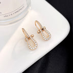 [Marin]BOUCLES D'OREILLES PENDANTES FULL DIAMOND FORCE 10 MODÈLE MOYEN