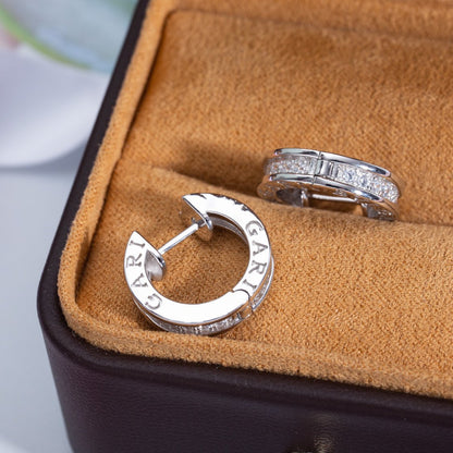 [Marin]ZERO 1 MINI SILVER DIAMOND EARRINGS