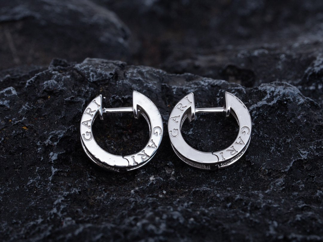 [Marin]ZERO 1 MINI SILVER DIAMOND EARRINGS