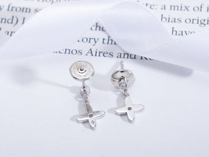[Marin-Jewelry]VIDYLLE SILVER DIAMOND MINI DROP EARRINGS