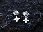 [Marin]BOUCLES D'OREILLES PENDANTES MINI VIDYLLE ARGENT ET DIAMANT