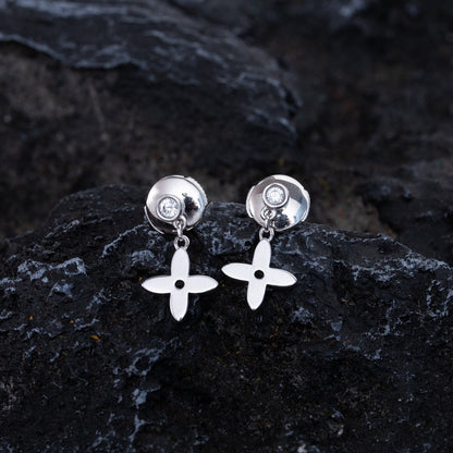 [Marin-Jewelry]VIDYLLE SILVER DIAMOND MINI DROP EARRINGS