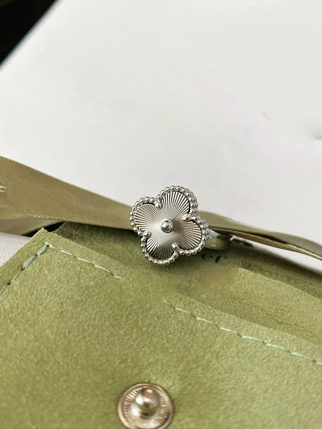 [Marin]CLOVER SILVER RING