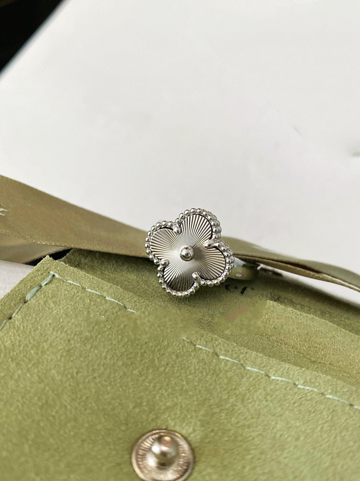 [Marin]CLOVER SILVER RING