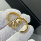 [Marin]LOVE DIAMOND GOLD HOOP EARRINGS