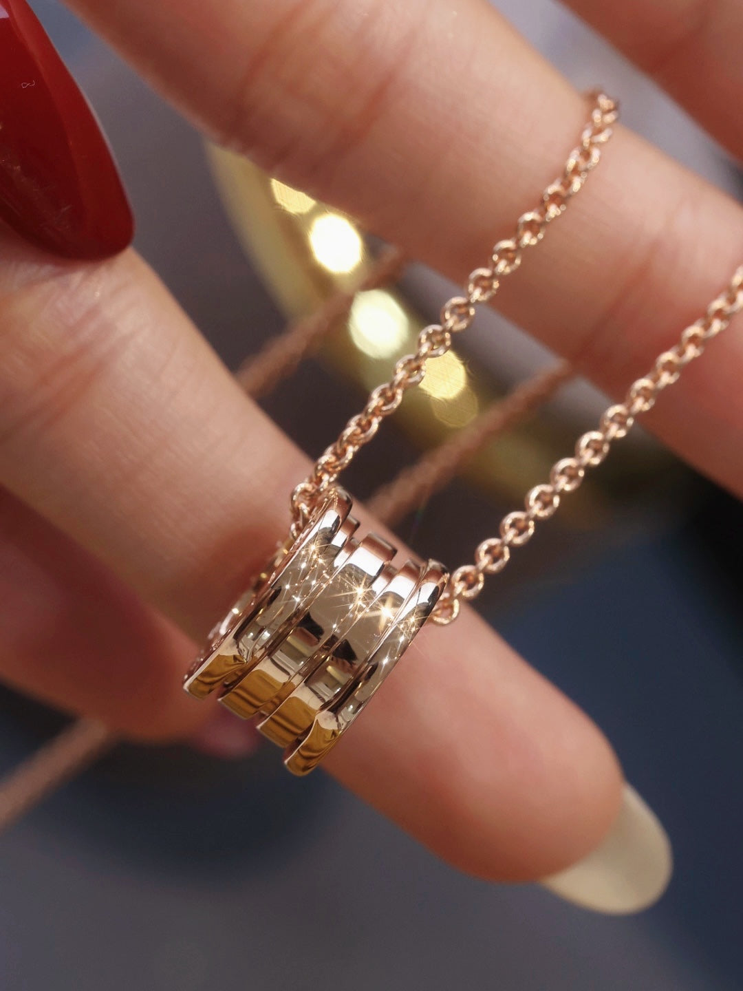 [Marin]ZERO 1 PINK GOLD NECKLACE