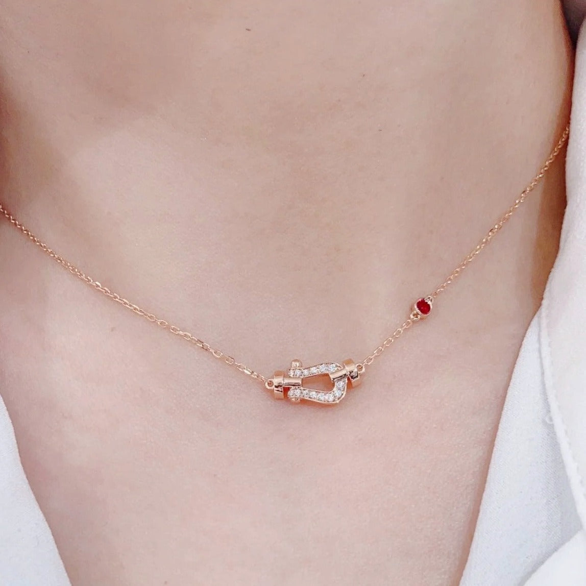 [Marin]FORCE 10 DIAMOND PINK GOLD NECKLACE