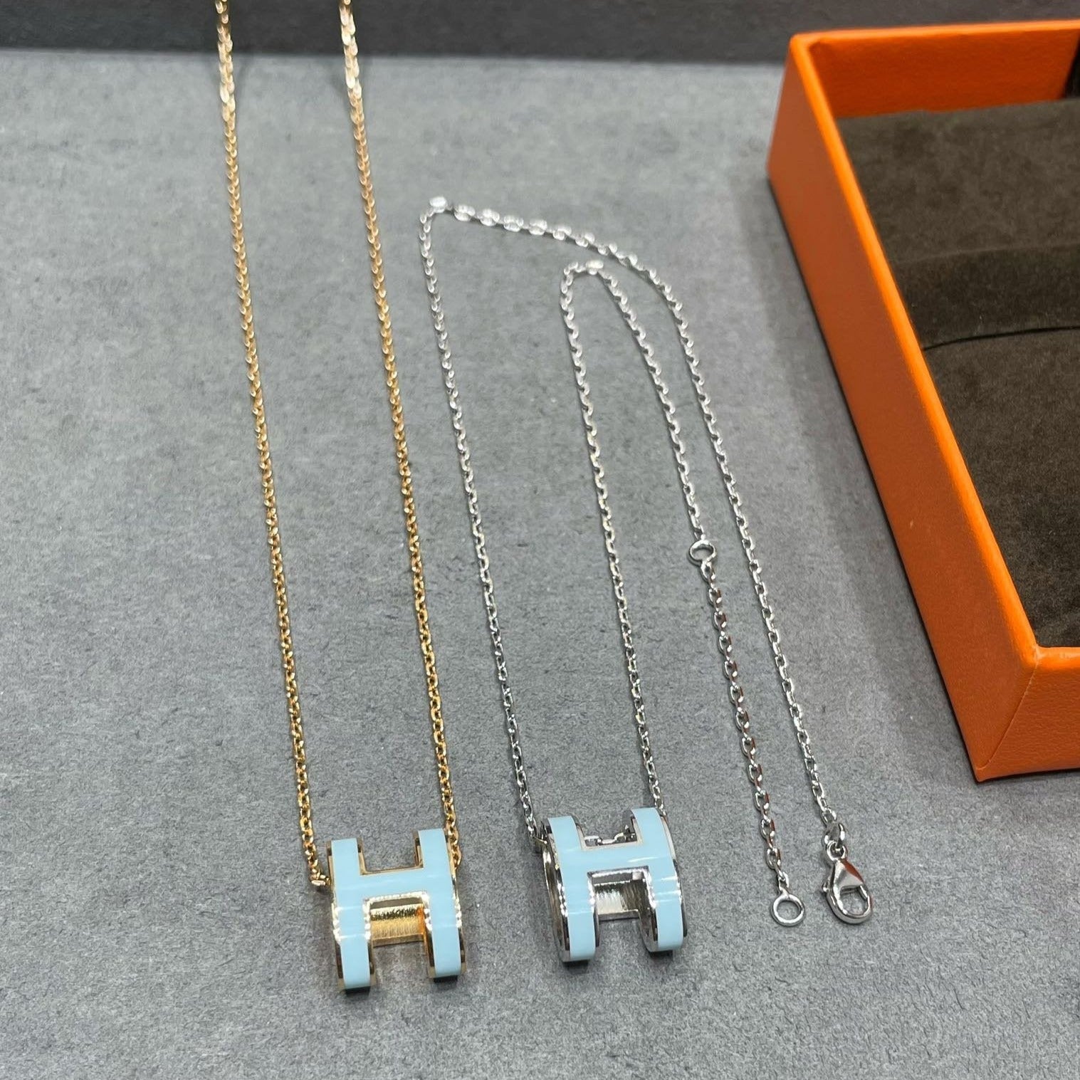 [Marin]COLLIER POP H BLEU CIEL
